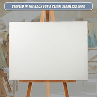 5 pack of 50x60cm Artist Blank Stretched Canvas Canvases Art Large White Range Oil Acrylic Wood Baby & Kids Kings Warehouse 