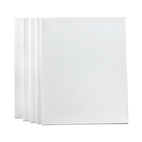 5 pack of 50x60cm Artist Blank Stretched Canvas Canvases Art Large White Range Oil Acrylic Wood Baby & Kids Kings Warehouse 