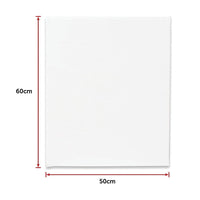 5 pack of 50x60cm Artist Blank Stretched Canvas Canvases Art Large White Range Oil Acrylic Wood Baby & Kids Kings Warehouse 