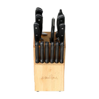 5-Star Chef 14PCS Kitchen Knife Set Stainless Steel Non-stick with Sharpener Kings Warehouse 