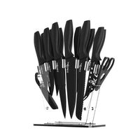 5-Star Chef 17PCS Kitchen Knife Set Stainless Steel Non-stick with Sharpener Home & Garden Kings Warehouse 