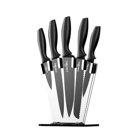 5-Star Chef 7PCS Kitchen Knife Set Stainless Steel Non-stick with Sharpener Home & Garden Kings Warehouse 