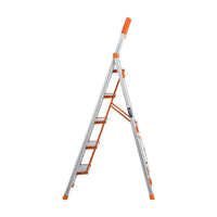 5 Step Ladder Multi-Purpose Folding Aluminium Light Weight Non Slip Platform Tools Kings Warehouse 