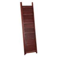 5 Tier Wooden Ladder Shelf Stand Storage Book Shelves Shelving Display Rack Furniture Kings Warehouse 