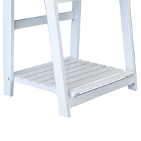 5 Tier Wooden Ladder Shelf Stand Storage Book Shelves Shelving Display Rack Furniture Kings Warehouse 
