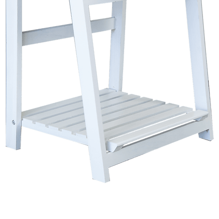5 Tier Wooden Ladder Shelf Stand Storage Book Shelves Shelving Display Rack Furniture Kings Warehouse 
