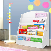 5 Tiers Kids Bookshelf Magazine Shelf Organiser Bookcase Display Rack White Baby & Kids Kings Warehouse 