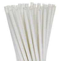 50 Pack White Drinking Straws Biodegradable Eco Paper Birthday Party Event Bistro Bar Cafe Take Away Kings Warehouse 