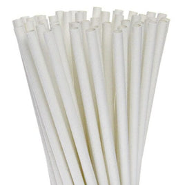 50 Pack White Drinking Straws Biodegradable Eco Paper Birthday Party Event Bistro Bar Cafe Take Away Kings Warehouse 