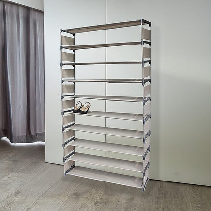 50 Pairs 10 Tiers Shoe Rack Furniture Kings Warehouse 