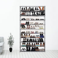 50 Pairs 10 Tiers Shoe Rack Furniture Kings Warehouse 