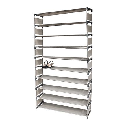 50 Pairs 10 Tiers Shoe Rack Furniture Kings Warehouse 