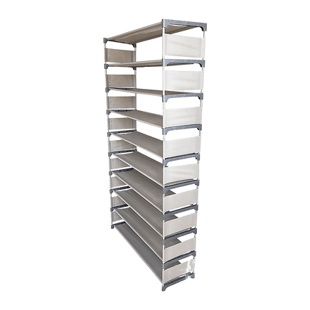 50 Pairs 10 Tiers Shoe Rack Furniture Kings Warehouse 