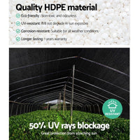 50% Shade Cloth 1.83x20m Shade Cloth Sail Heavy Duty Shadecloth Garden Mesh Roll BK Home & Garden Kings Warehouse 