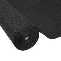 50% Sun Shade Cloth Shadecloth Sail Roll Mesh 1.83x20m 100gsm Black BestSellers Kings Warehouse 