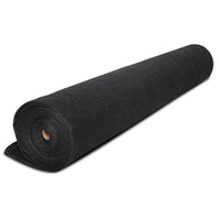 50% UV Sun Shade Cloth Shadecloth Sail Roll Mesh Garden Outdoor 1.83x50m Black End of Season Clearance Kings Warehouse 