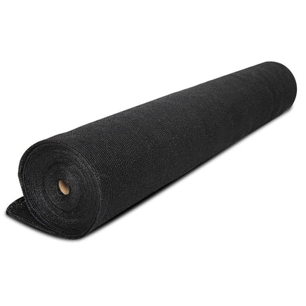 50% UV Sun Shade Cloth Shadecloth Sail Roll Mesh Garden Outdoor 1.83x50m Black End of Season Clearance Kings Warehouse 