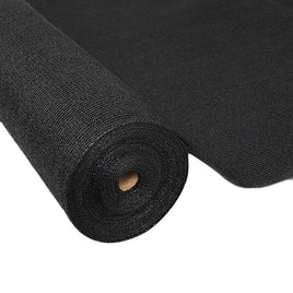 50% UV Sun Shade Cloth Shadecloth Sail Roll Mesh Garden Outdoor 1.83x50m Black End of Season Clearance Kings Warehouse 