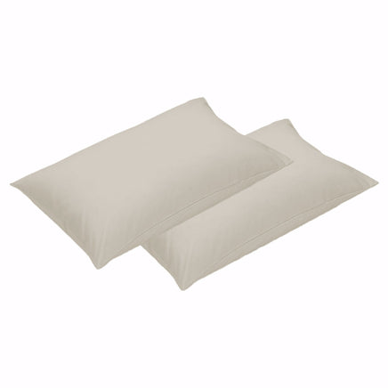 500TC Pair of Cotton Standard Pillowcases Linen Home & Garden Kings Warehouse 