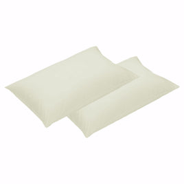 500TC Pair of Cotton Standard Pillowcases Vanilla Home & Garden Kings Warehouse 