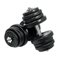 50KG Dumbbell Adjustable Weight Set Sports & Fitness Kings Warehouse 