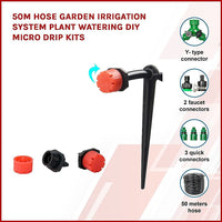 50M Hose Garden Irrigation System Plant Watering DIY Micro Drip Kits Tools Kings Warehouse 