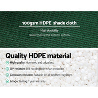 50%UV Shade Cloth Shadecloth Sail Garden Mesh Roll Outdoor 3.66x10m GR End of Season Clearance Kings Warehouse 