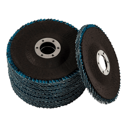 50x Pack Premium Zirconia Flap Disc Sanding Grinding 115mm 4.5" 40 Grit Tools Kings Warehouse 