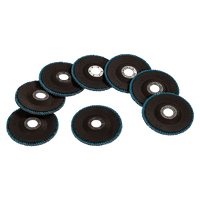 50x Pack Premium Zirconia Flap Disc Sanding Grinding 115mm 4.5" 40 Grit Tools Kings Warehouse 