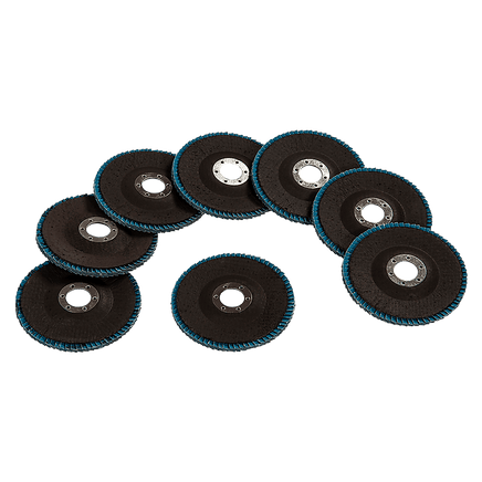 50x Pack Premium Zirconia Flap Disc Sanding Grinding 115mm 4.5" 40 Grit Tools Kings Warehouse 