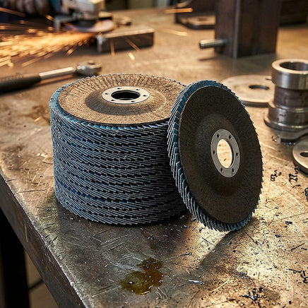 50x Pack Premium Zirconia Flap Disc Sanding Grinding 115mm 4.5" 40 Grit Tools Kings Warehouse 