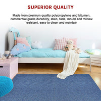 5m2 Box of Premium Carpet Tiles Commercial Domestic Office Heavy Use Flooring Blue Furniture Kings Warehouse 