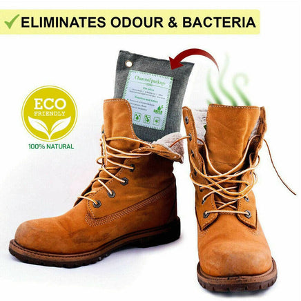 5PCS Air Purifying Bags Activated Bamboo Charcoal Freshener for Car Home Shoes 200g Health & Beauty Kings Warehouse 