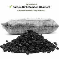 5PCS Air Purifying Bags Activated Bamboo Charcoal Freshener for Car Home Shoes 200g Kings Warehouse 