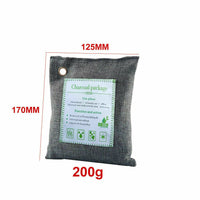 5PCS Air Purifying Bags Activated Bamboo Charcoal Freshener for Car Home Shoes 200g Kings Warehouse 