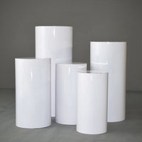 5PCS Round Plinth Cylinder Display Stand Pedestal Wedding Party Shop Display AU Mid Season Sale Kings Warehouse 