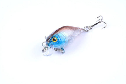 5x 4.3cm Popper Crank Bait Fishing Lure Lures Surface Tackle Saltwater Kings Warehouse 