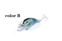 5x 4.5cm Popper Crank Bait Fishing Lure Lures Surface Tackle Saltwater Kings Warehouse 