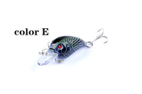 5x 4.5cm Popper Crank Bait Fishing Lure Lures Surface Tackle Saltwater Kings Warehouse 