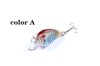 5x 4.5cm Popper Crank Bait Fishing Lure Lures Surface Tackle Saltwater Kings Warehouse 