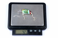 5x 4.5cm Popper Crank Bait Fishing Lure Lures Surface Tackle Saltwater Kings Warehouse 