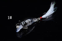 5x 4.5cm Popper Crank Bait Fishing Lure Lures Surface Tackle Saltwater Kings Warehouse 