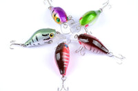 5x 5.5cm Popper Crank Bait Fishing Lure Lures Surface Tackle Saltwater Kings Warehouse 