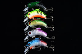 5x 5.5cm Popper Crank Bait Fishing Lure Lures Surface Tackle Saltwater Kings Warehouse 
