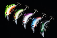 5x 5.5cm Popper Crank Bait Fishing Lure Lures Surface Tackle Saltwater Kings Warehouse 