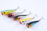 5X 5cm Popper Poppers Fishing Lure Lures Surface Tackle Fresh Saltwater Kings Warehouse 