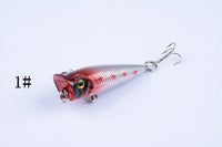 5X 5cm Popper Poppers Fishing Lure Lures Surface Tackle Fresh Saltwater Kings Warehouse 