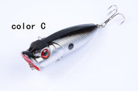 5X 6.5cm Popper Poppers Fishing Lure Lures Surface Tackle Fresh Saltwater Kings Warehouse 