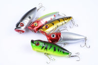 5X 6.5cm Popper Poppers Fishing Lure Lures Surface Tackle Fresh Saltwater Kings Warehouse 