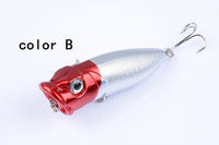5X 6.5cm Popper Poppers Fishing Lure Lures Surface Tackle Fresh Saltwater Kings Warehouse 